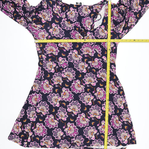 Next Women’s Multicoloured Floral A-Line Dress Size 18