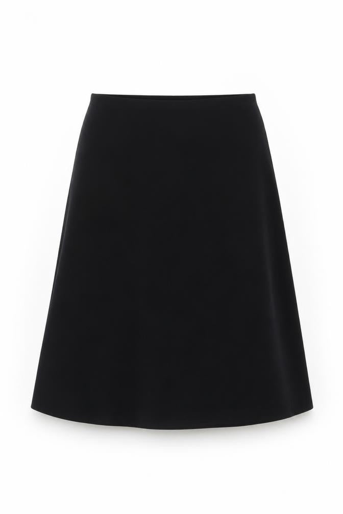 Marks and Spencer Women's Black A-Line Knee Length Skirt Size 10