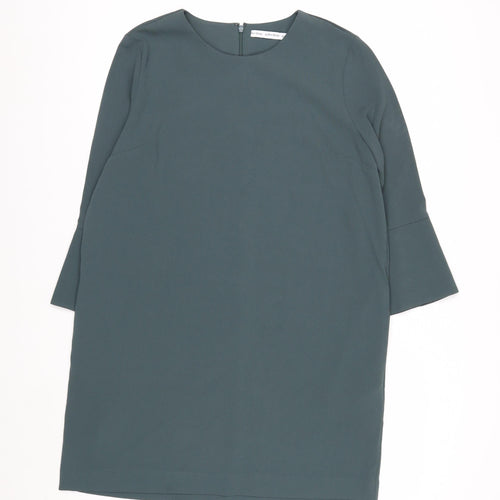 & Other Stories Women Green Size 14 Shift Work Dress 3/4 Sleeves