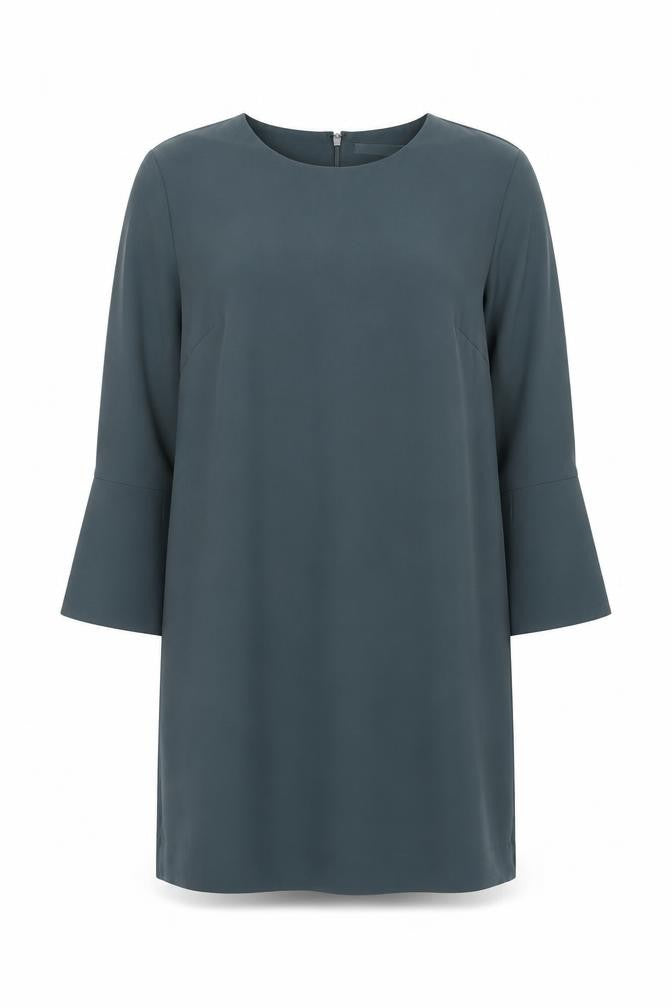 & Other Stories Women Green Size 14 Shift Work Dress 3/4 Sleeves