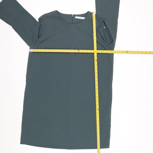 & Other Stories Women Green Size 14 Shift Work Dress 3/4 Sleeves