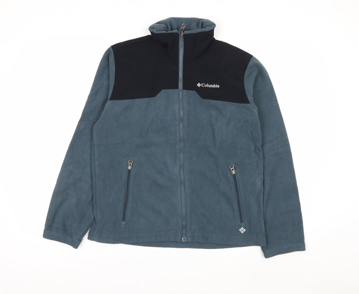 Columbia Women's Blue Full Zip Fleece Sweatshirt Size 14/16