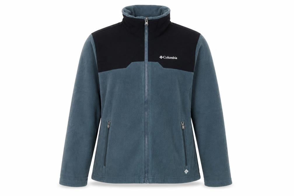 Columbia Women's Blue Full Zip Fleece Sweatshirt Size 14/16