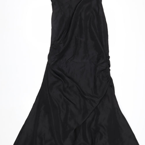 Fred Sun Women's Black Size 10 Strapless Mermaid Evening Dress