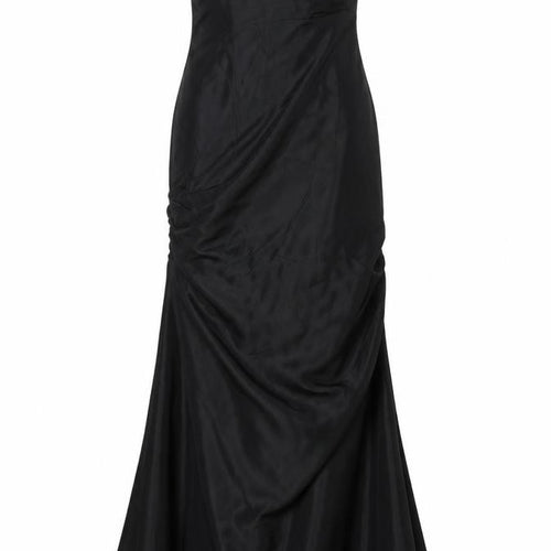 Fred Sun Women's Black Size 10 Strapless Mermaid Evening Dress
