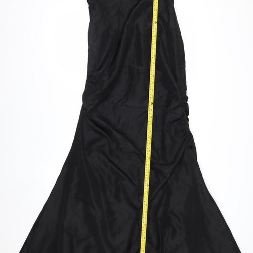 Fred Sun Women's Black Size 10 Strapless Mermaid Evening Dress