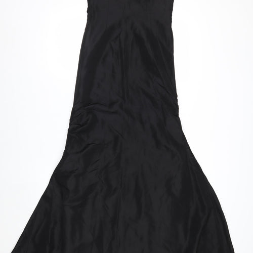 Fred Sun Women's Black Size 10 Strapless Mermaid Evening Dress