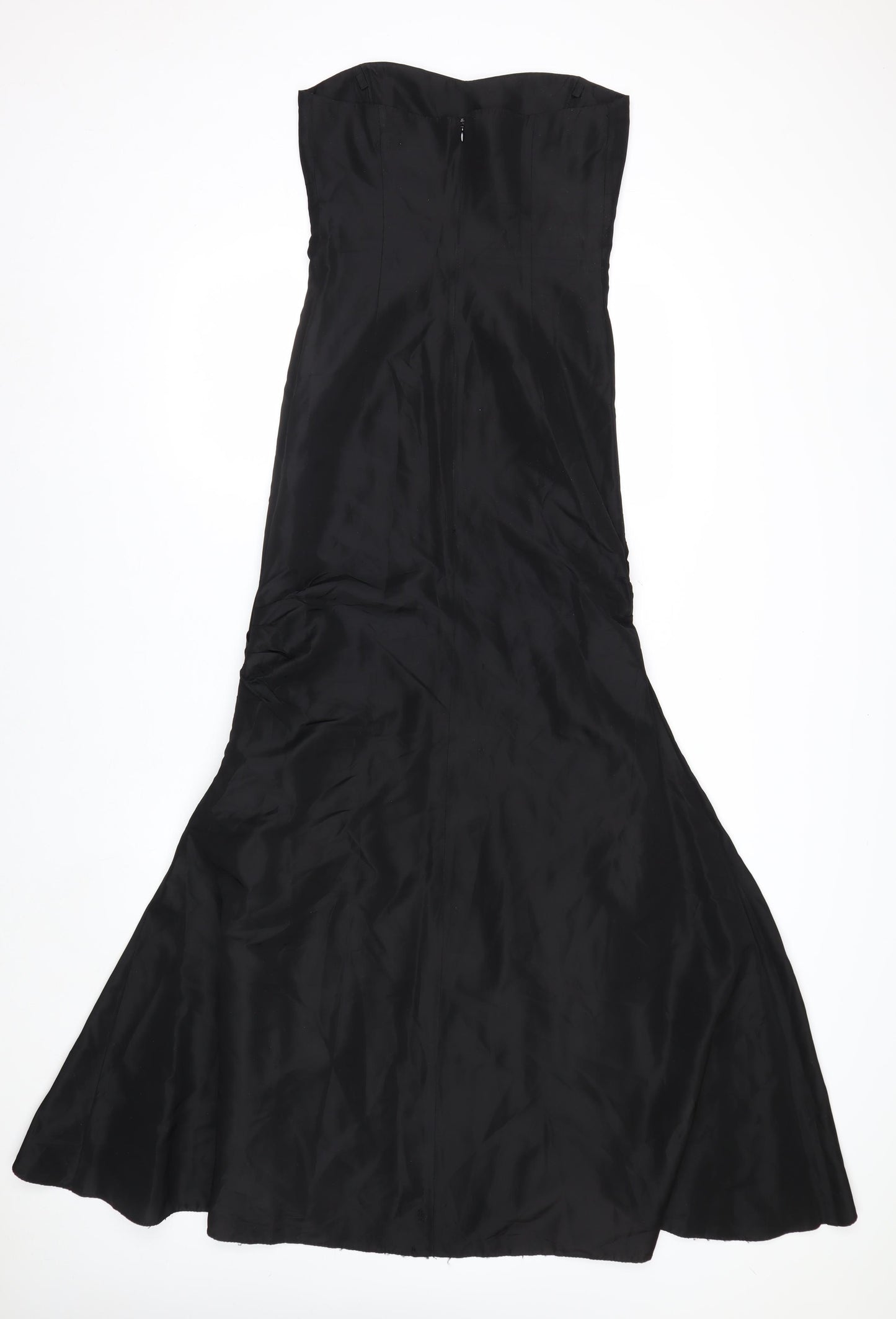 Fred Sun Women's Black Size 10 Strapless Mermaid Evening Dress
