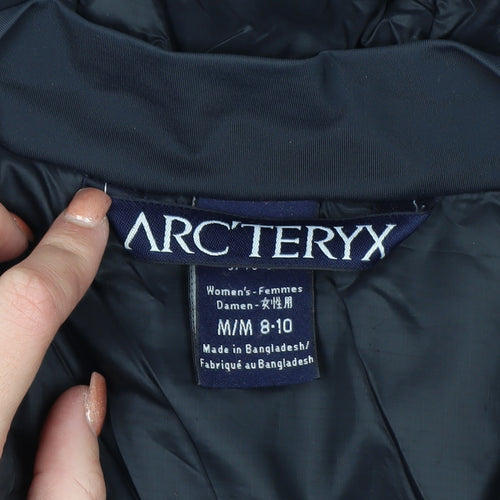 Arc'teryx Women's Black Hooded Insulated Puffer Jacket Size 10