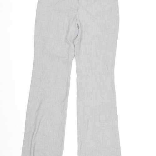 The Limited Women's Grey Drew Fit Trousers Size 6 Polyester Blend