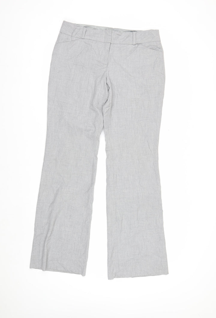 The Limited Women's Grey Drew Fit Trousers Size 6 Polyester Blend