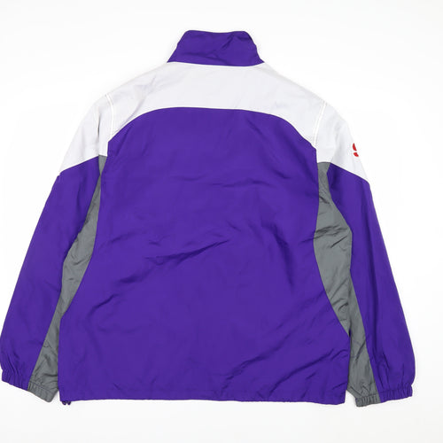 Dunbrooke Men’s Purple Windbreaker Jacket L American Football Style