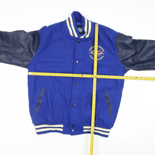 Varsity Men’s Blue College Varsity Jacket M Wool Blend