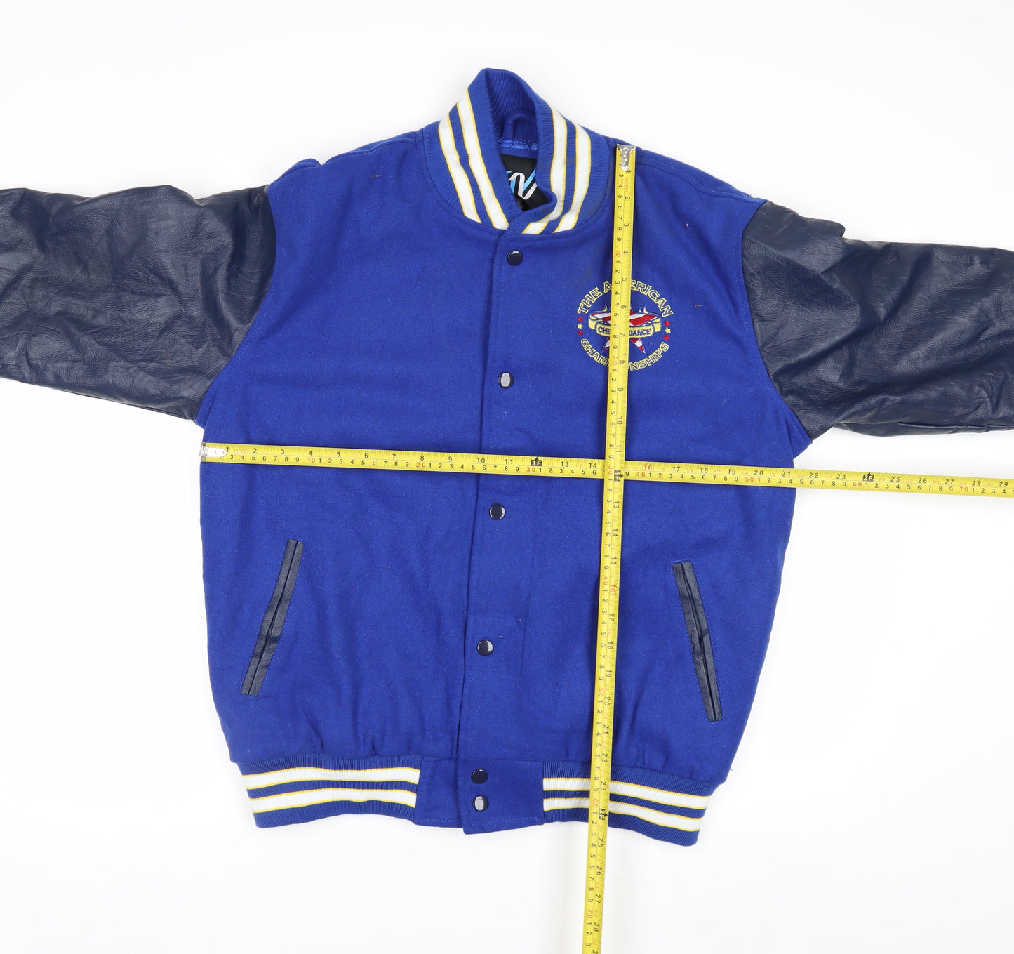 Varsity Men’s Blue College Varsity Jacket M Wool Blend