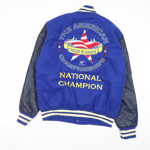 Varsity Men’s Blue College Varsity Jacket M Wool Blend