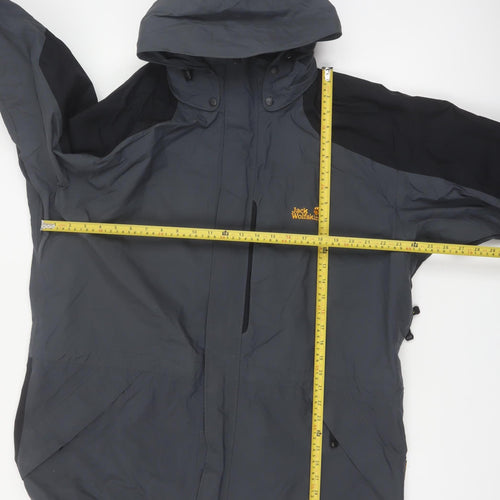 Jack Wolfskin Men's Grey 2XL Waterproof Hiking Jacket