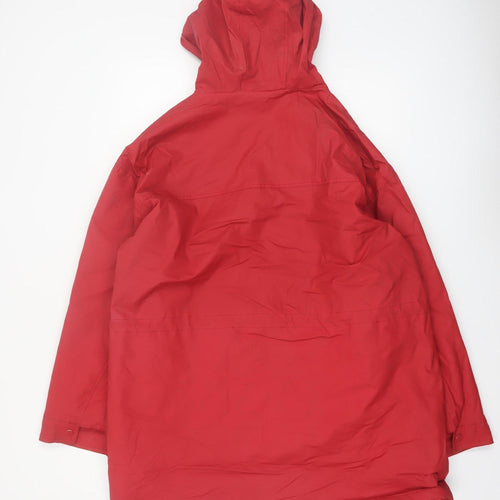 Talbots Women’s Red XL Waterproof Hooded Rain Coat
