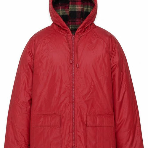Misty Harbor Women Red XL Waterproof Hooded Rain Coat Jacket