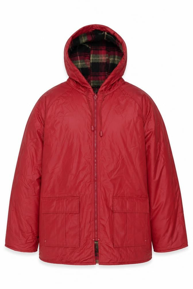 Misty Harbor Women Red XL Waterproof Hooded Rain Coat Jacket