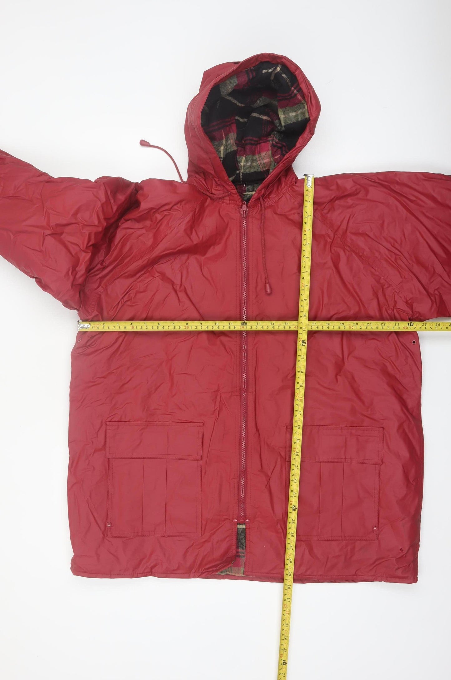 Misty Harbor Women Red XL Waterproof Hooded Rain Coat Jacket