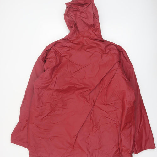 Misty Harbor Women Red XL Waterproof Hooded Rain Coat Jacket