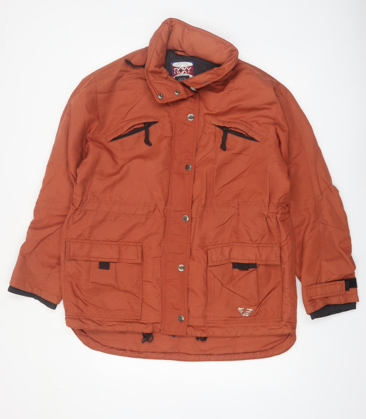 Roxy Womens Brown XL Ski Jacket Winter Hooded Insulated Coat