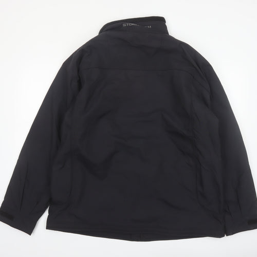 Stormtech Men's Black Softshell Jacket L Water Resistant Windproof