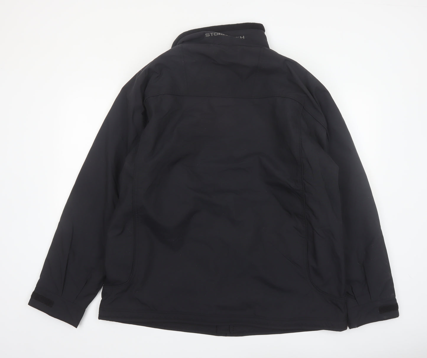 Stormtech Men's Black Softshell Jacket L Water Resistant Windproof