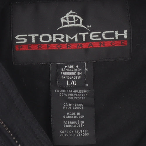 Stormtech Men's Black Softshell Jacket L Water Resistant Windproof