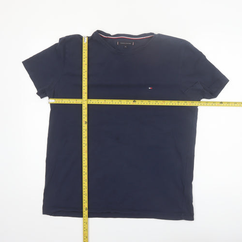 Tommy Hilfiger Men's Blue XL Crew Neck Cotton T-Shirt