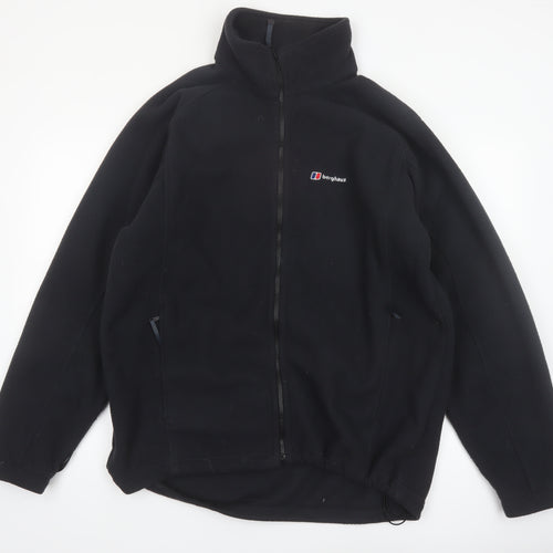 Berghaus Men’s Black XL Fleece Jacket Full Zip Lightweight Outdoor