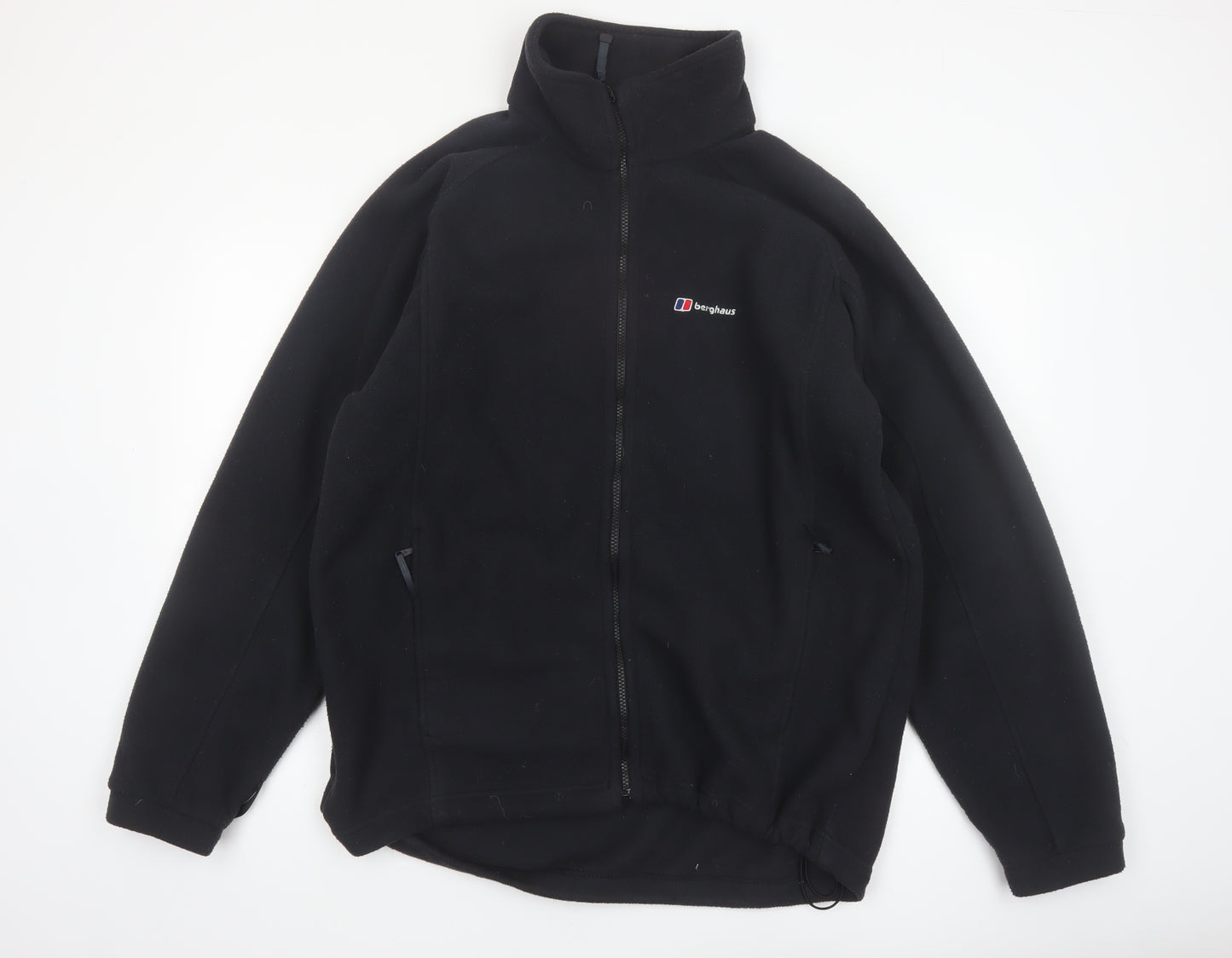 Berghaus Men’s Black XL Fleece Jacket Full Zip Lightweight Outdoor
