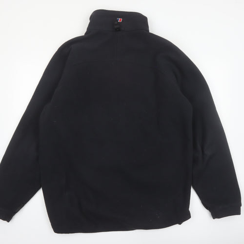 Berghaus Men’s Black XL Fleece Jacket Full Zip Lightweight Outdoor