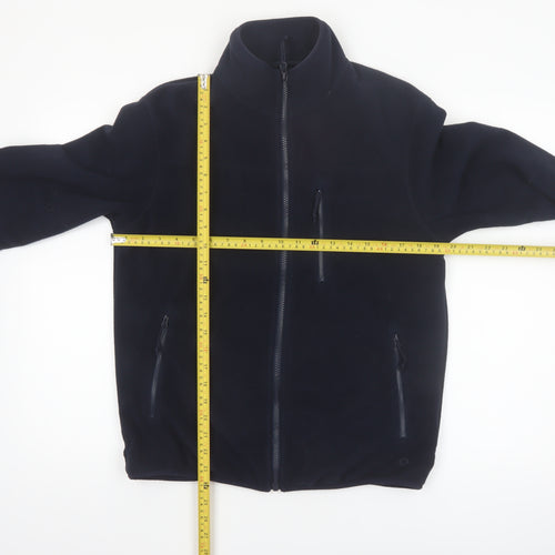 Marks and Spencer Men's Blue Fleece Zip Jacket Size S Regular