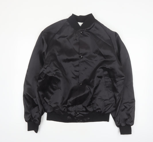 Westark USA Men's Black T-Birds Varsity Bomber Jacket Size L