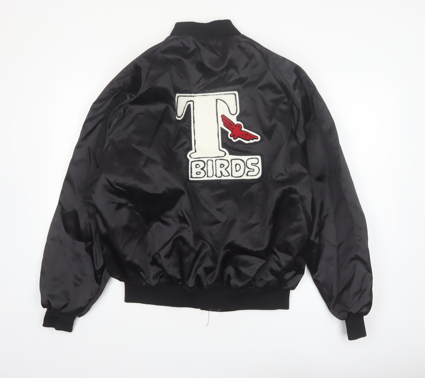Westark USA Men's Black T-Birds Varsity Bomber Jacket Size L