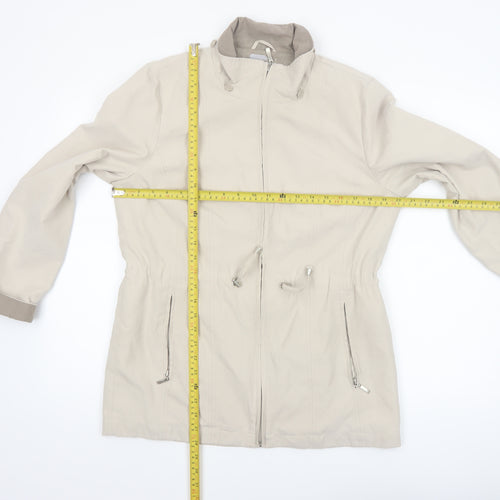 Debenhams Classics Women’s Beige Mid-Length Rain Coat Size 10
