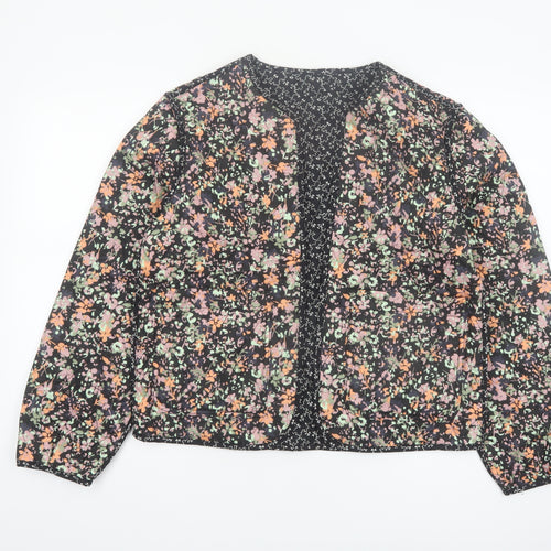 Marks and Spencer Women's Multicoloured Floral Quilted Jacket Size 10