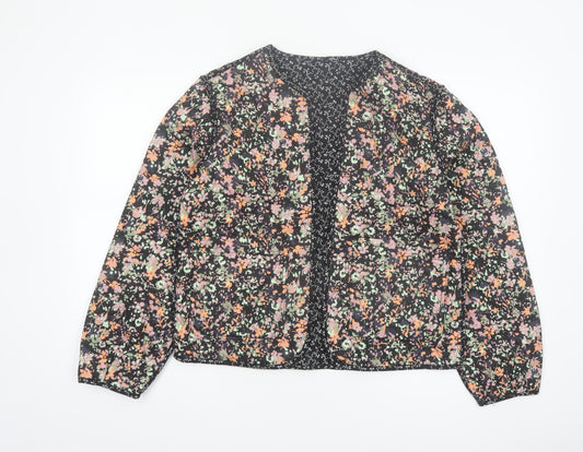 Marks and Spencer Women's Multicoloured Floral Quilted Jacket Size 10