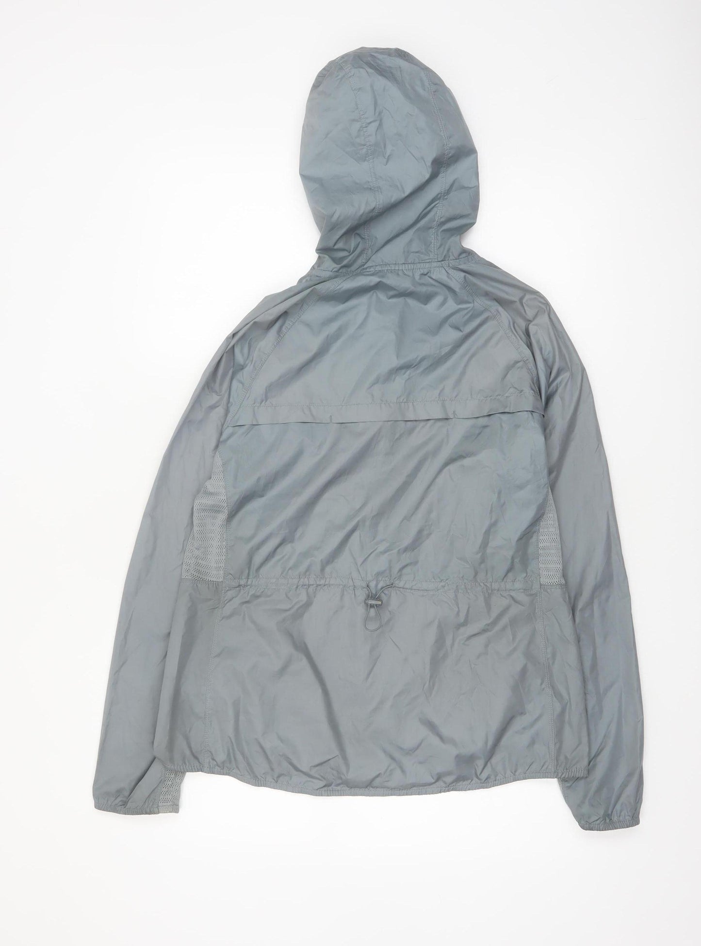 Layer 8 Women’s Grey Hooded Windbreaker Jacket M Lightweight