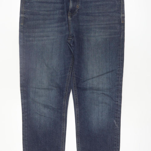 River Island Men’s Blue Straight Leg Denim Jeans 34/30