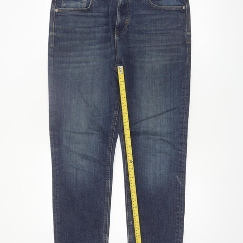 River Island Men’s Blue Straight Leg Denim Jeans 34/30