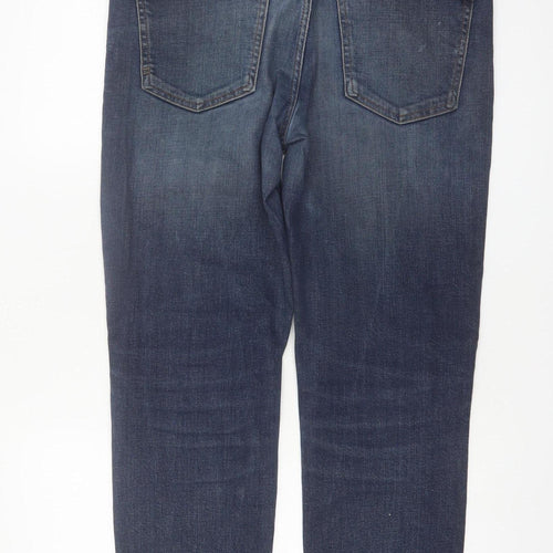 River Island Men’s Blue Straight Leg Denim Jeans 34/30