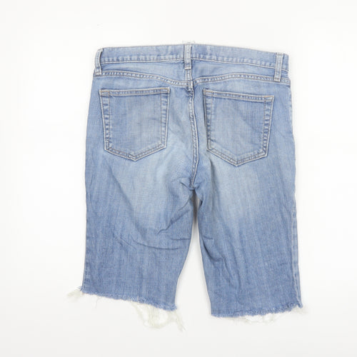 Gap Women’s Blue Denim Bermuda Shorts Size 8R Cotton Stretch