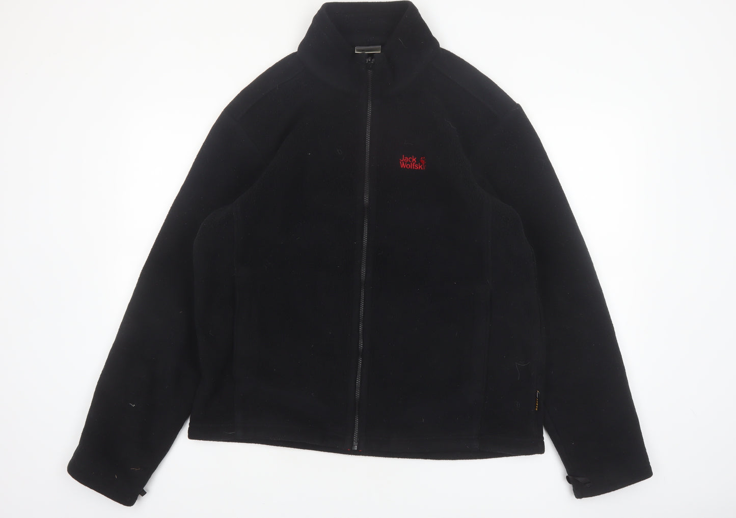 Jack Wolfskin Mens Black L Fleece Full Zip Outdoor Jacket
