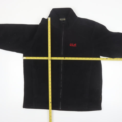 Jack Wolfskin Mens Black L Fleece Full Zip Outdoor Jacket