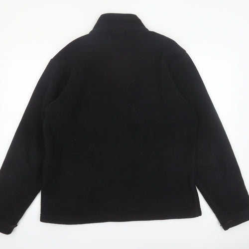 Jack Wolfskin Mens Black L Fleece Full Zip Outdoor Jacket