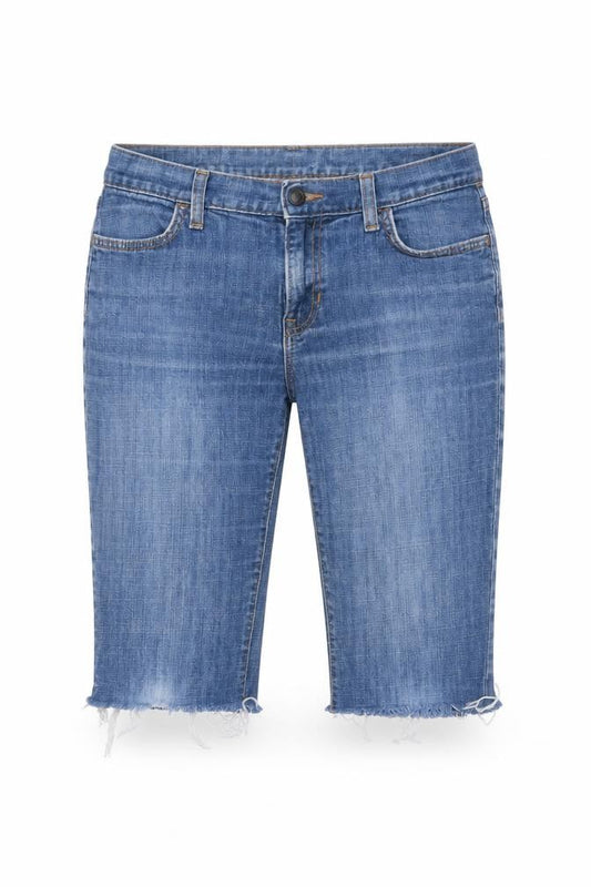 Gap Women’s Blue Denim Cut-Off Shorts Size 8 Regular Stretch