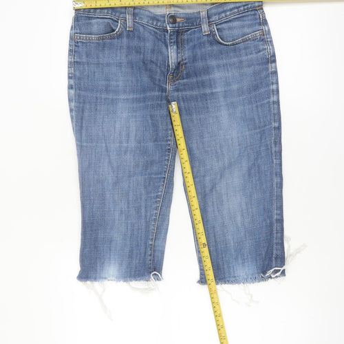 Gap Women’s Blue Denim Cut-Off Shorts Size 8 Regular Stretch