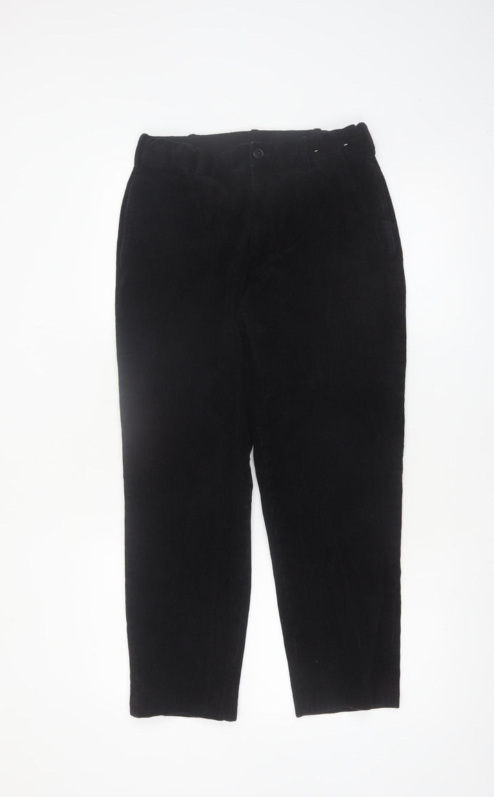 Marks and Spencer Women’s Black Corduroy Chino Trousers Size 12